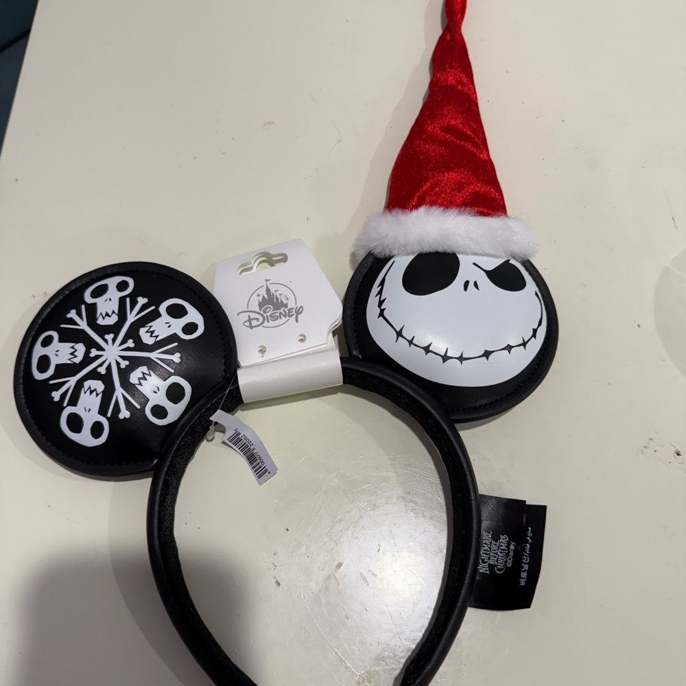 Disney Nightmare Before Christmas Santa Headband